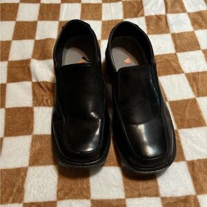 Deer Stags Kids Black Dress Shoes